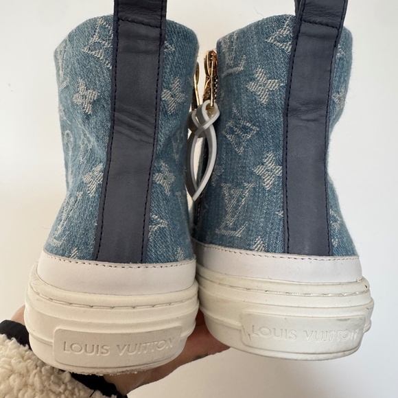 Louis Vuitton Tattoo Sneaker Boot – Monogram Denim - Picture 3 of 7